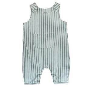 Pehr | Baby Overalls in Stripes Away Sea Size 3-6m/54cm Organic Cotton